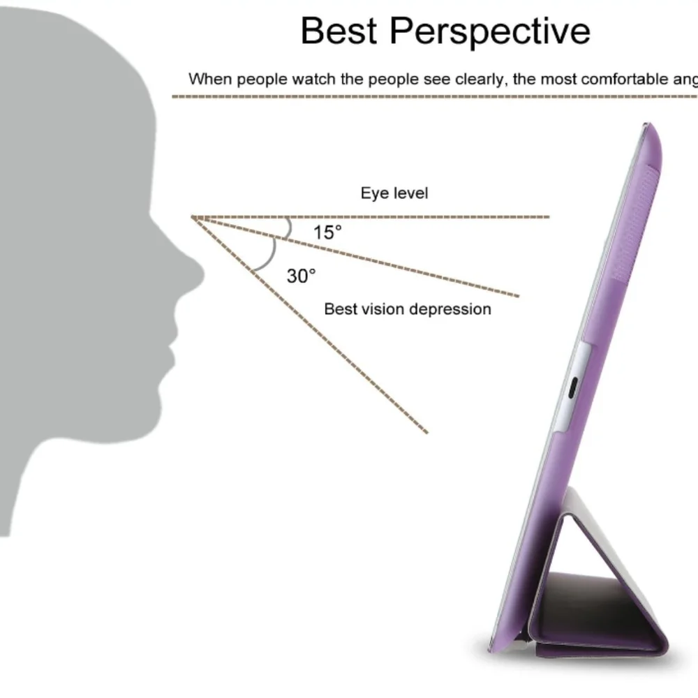Slim Lightweight Smart Stand Cover for Apple iPad